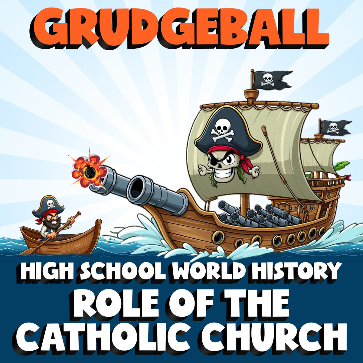 Role of the Catholic Church GRUDGEBALL Game - No Prep World History Review