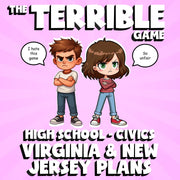 Virginia & New Jersey Plans THE TERRIBLE GAME - No Prep Civics Review Activity