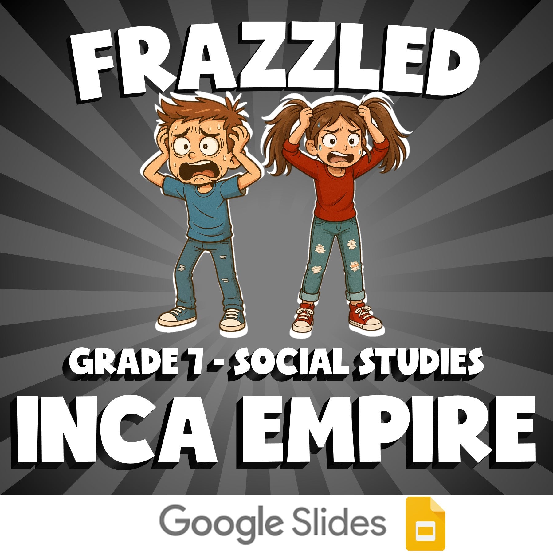 Inca Empire FRAZZLED Socials Game - No Prep Grade 7 Review Activity
