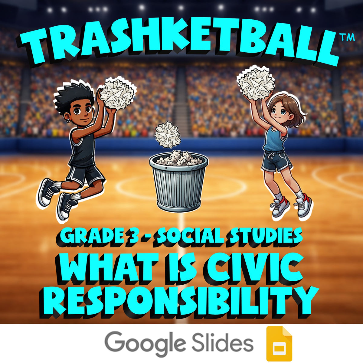 What Is Civic Responsibility TRASHKETBALL Socials Game - No Prep Grade 3 Review