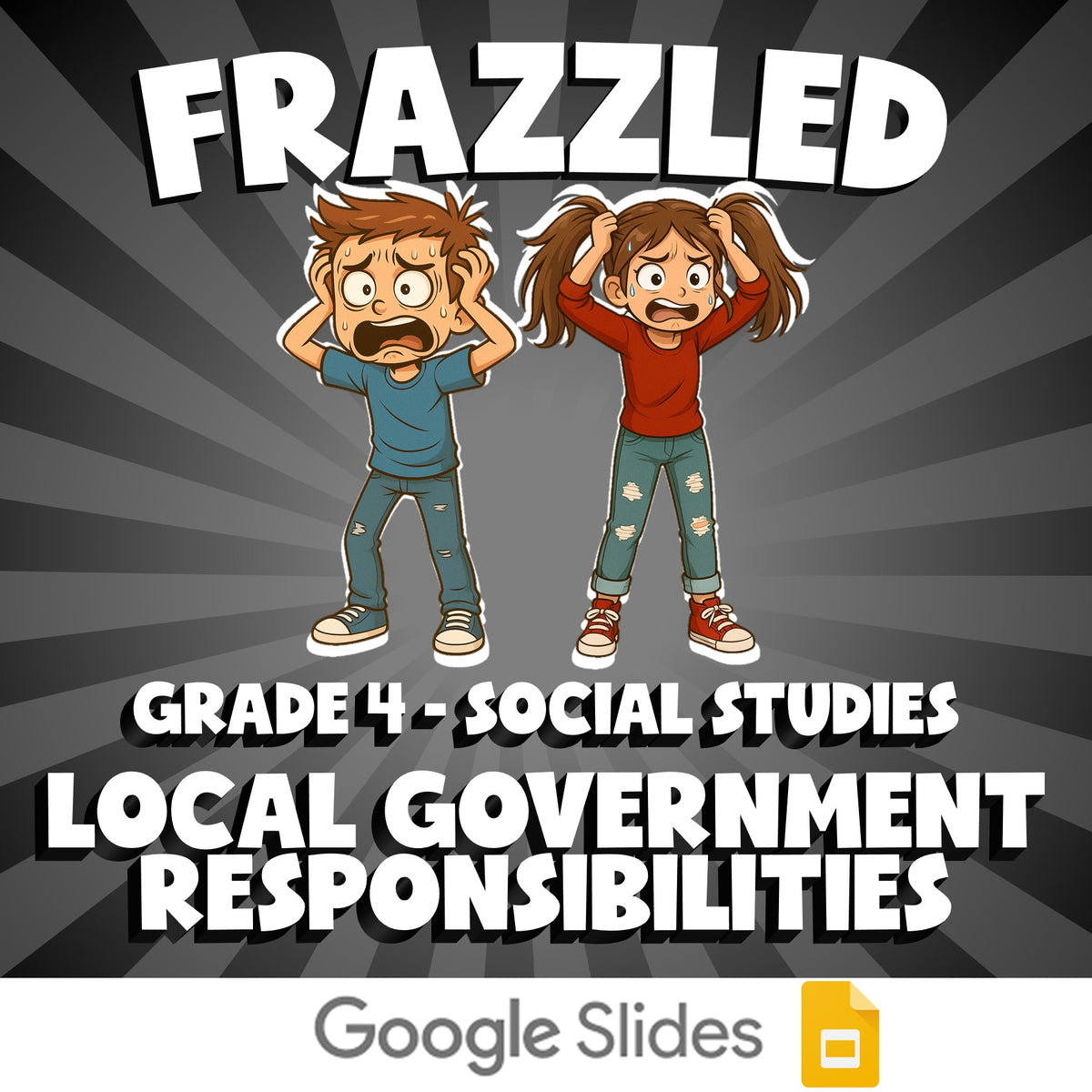 Local Government Responsibilities FRAZZLED Socials Game - No Prep Grade 4 Review