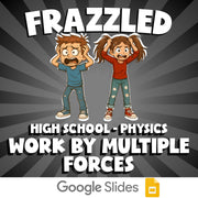 Work by Multiple Forces FRAZZLED Science Game - No Prep Physics Review Activity