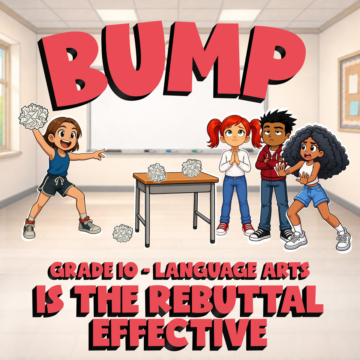 Is The Rebuttal Effective BUMP ELA Game - No Prep Grade 10 Review Activity