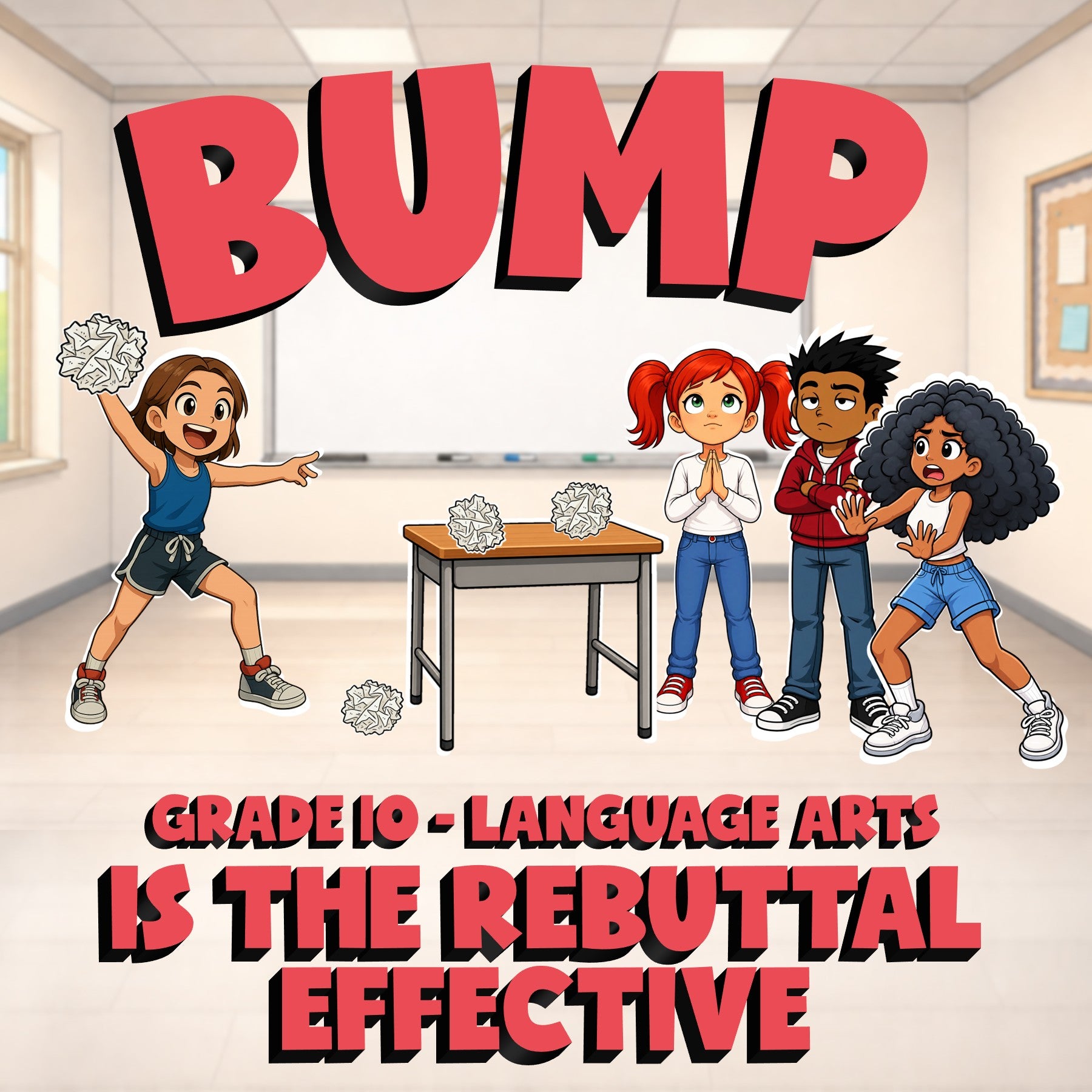 Is The Rebuttal Effective BUMP ELA Game - No Prep Grade 10 Review Activity