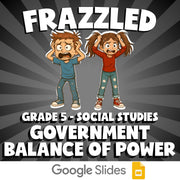 Government Balance of Power FRAZZLED Socials Game - No Prep Grade 5 Review