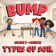 Types of Soil BUMP Science Game - No Prep Grade 3 Review Activity