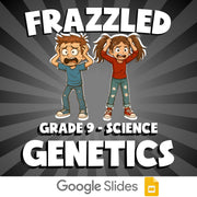 Genetics FRAZZLED Science Game - No Prep Grade 9 Review Activity