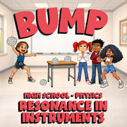 Resonance in Instruments BUMP Science Game - No Prep Physics Review Activity