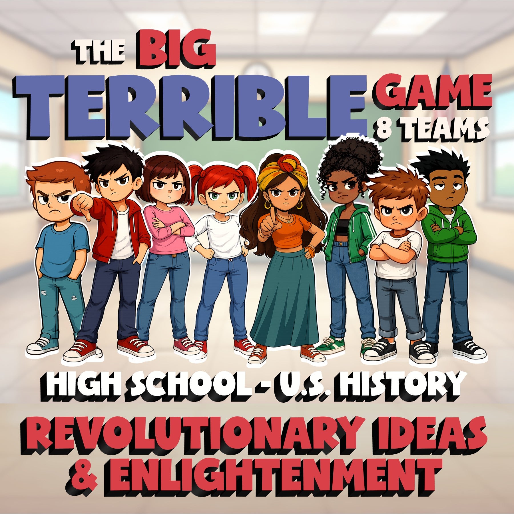 Revolutionary Ideas & Enlightenment BIG TERRIBLE GAME - U.S. History Review
