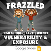 Vulnerability & Exposure FRAZZLED Game - No Prep Earth Science Review Activity