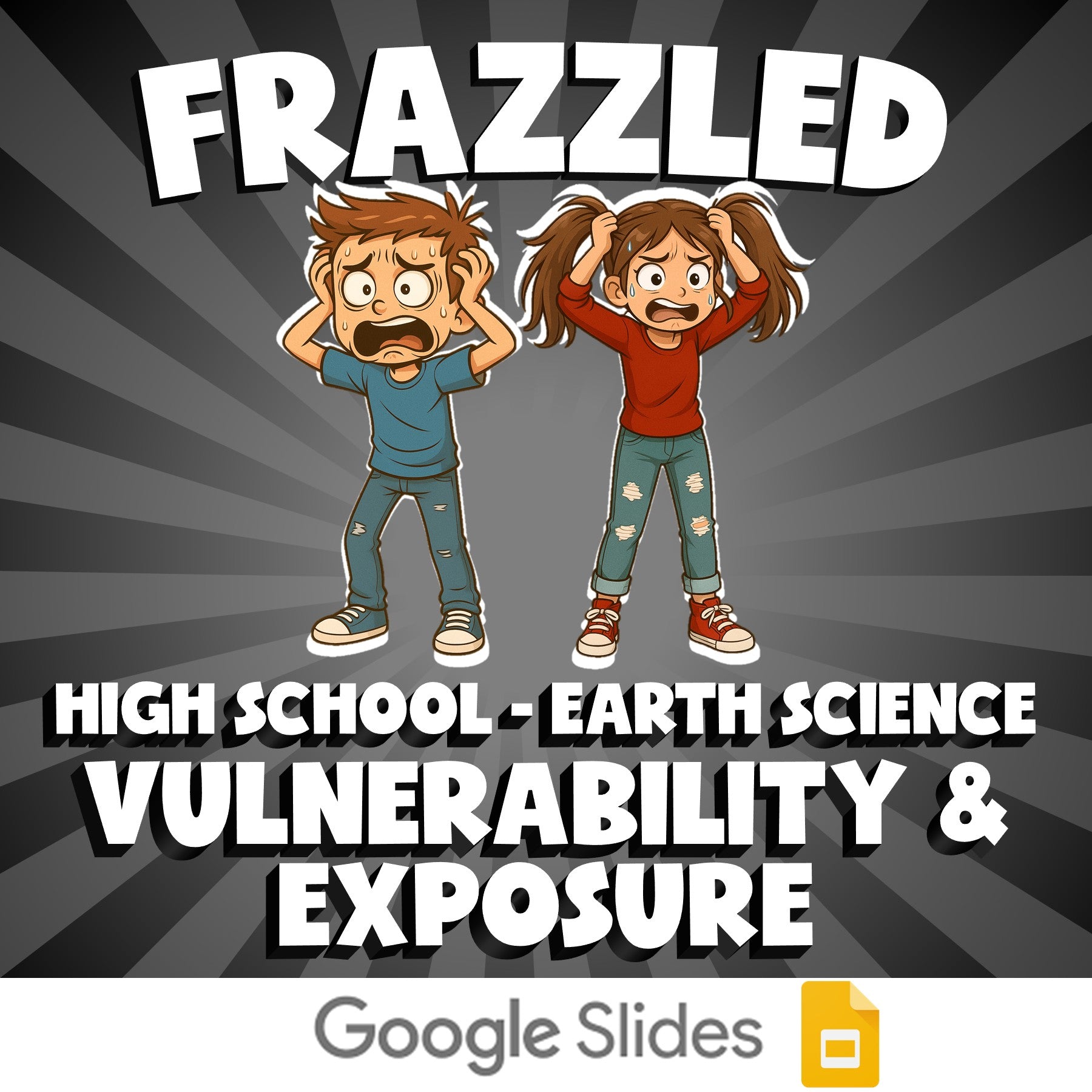 Vulnerability & Exposure FRAZZLED Game - No Prep Earth Science Review Activity