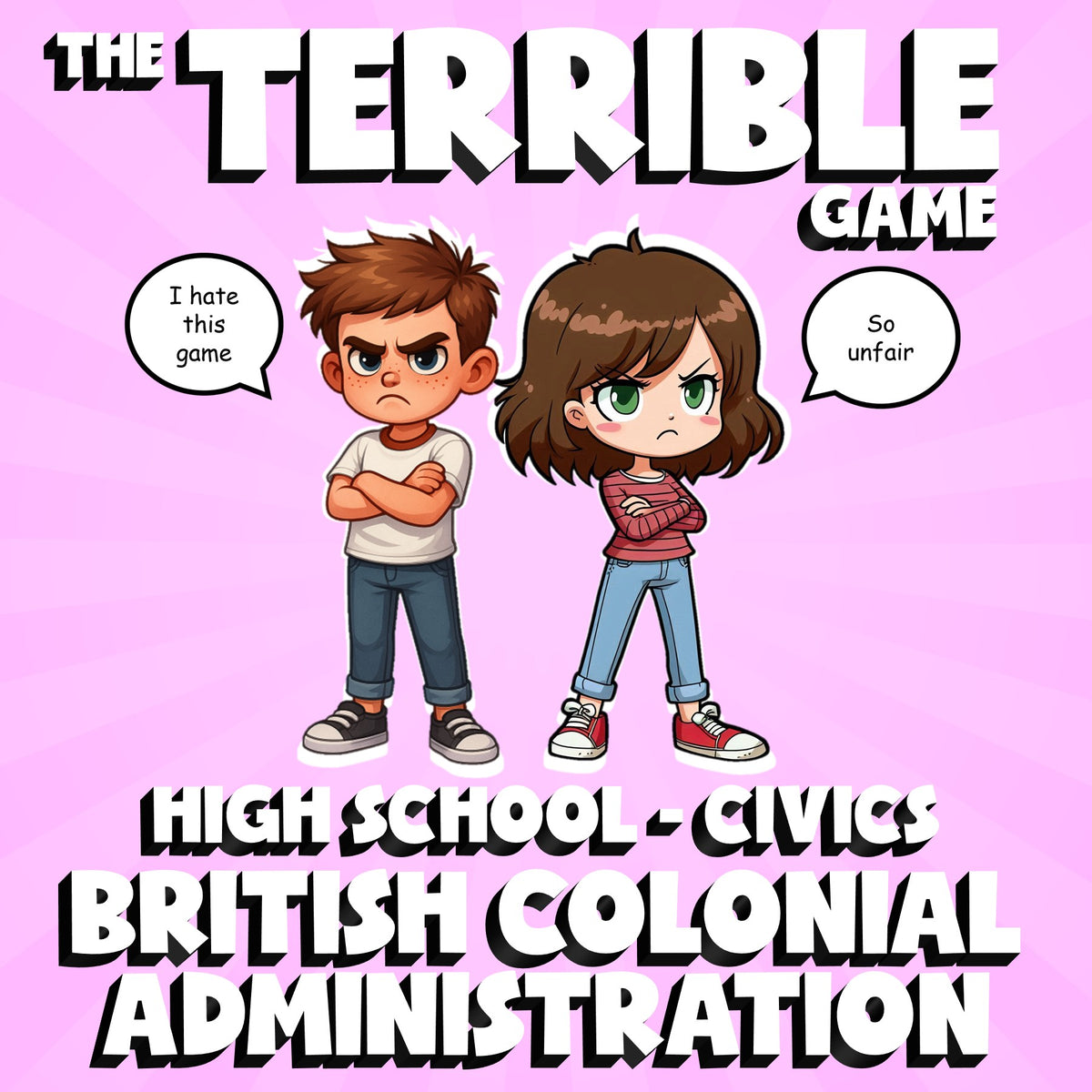 British Colonial Administration THE TERRIBLE GAME - No Prep Civics Review