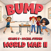 World War II BUMP Socials Game - No Prep Grade 8 Review Activity