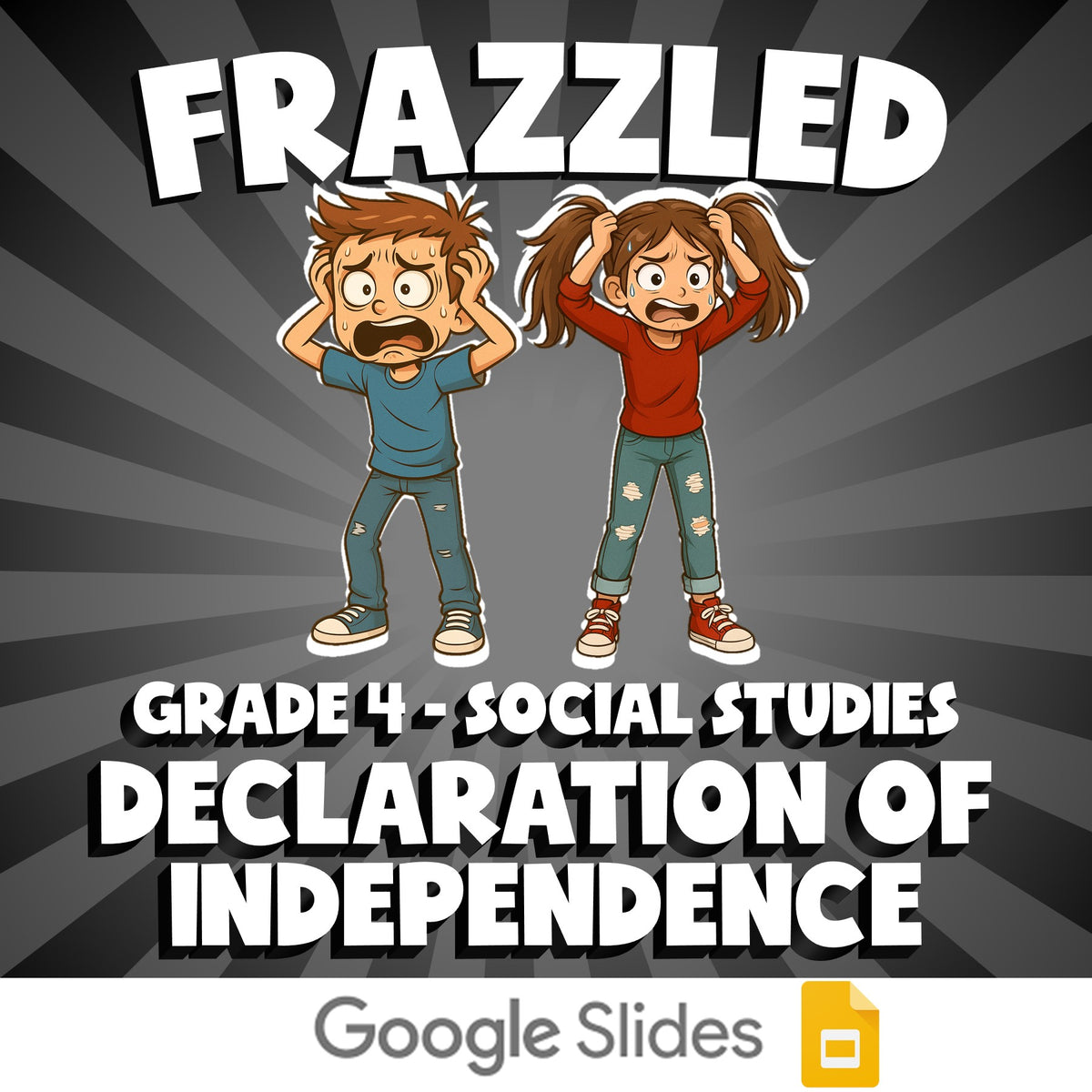 Declaration of Independence FRAZZLED Socials Game - No Prep Grade 4 Review