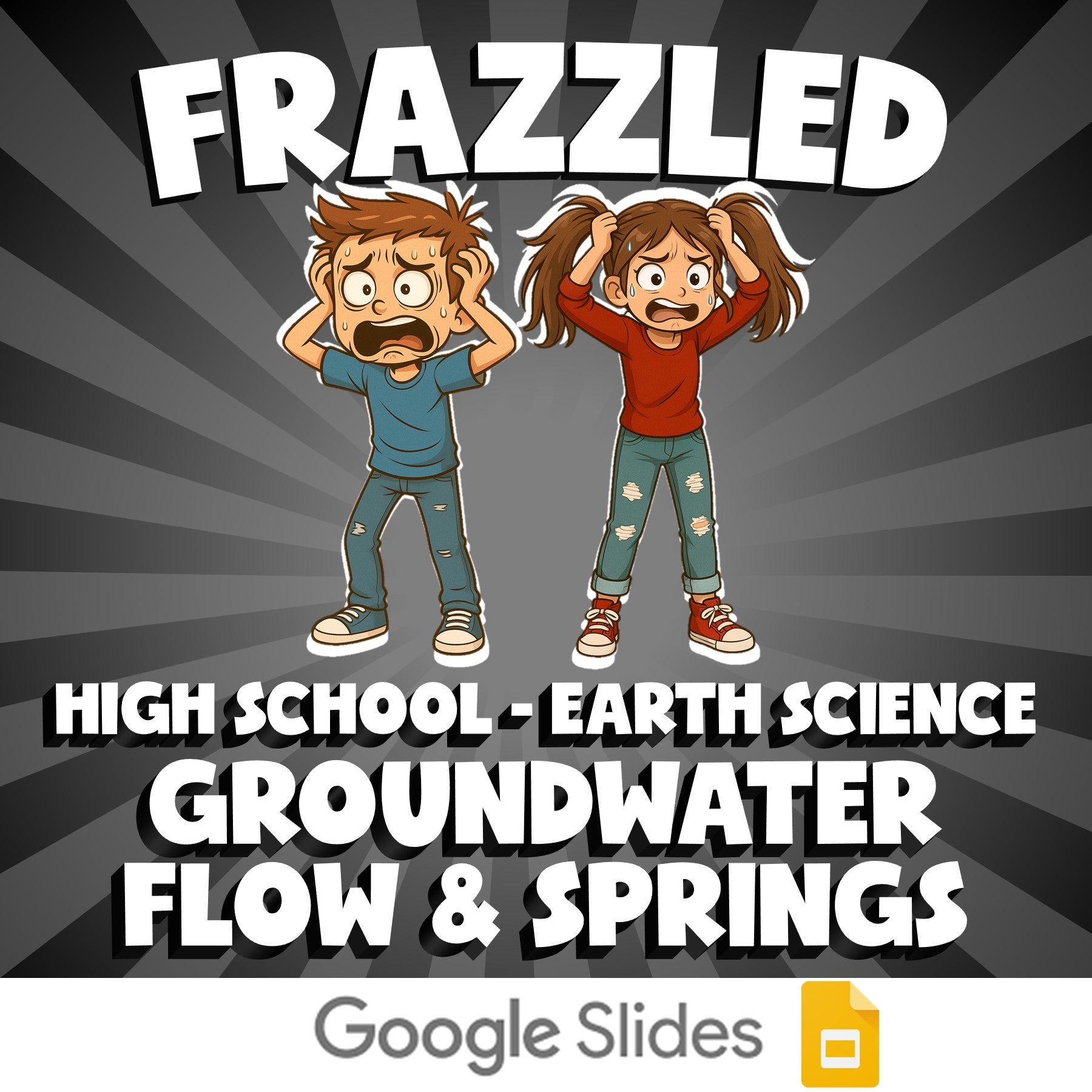 Groundwater Flow & Springs FRAZZLED Game - No Prep Earth Science Review Activity