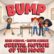 Orbital Motion of the Moon BUMP Game - No Prep Earth Science Review Activity
