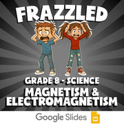 Magnetism & Electromagnetism FRAZZLED Science Game - No Prep Grade 8 Review