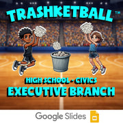 Executive Branch TRASHKETBALL Civics Game - No Prep Review Activity