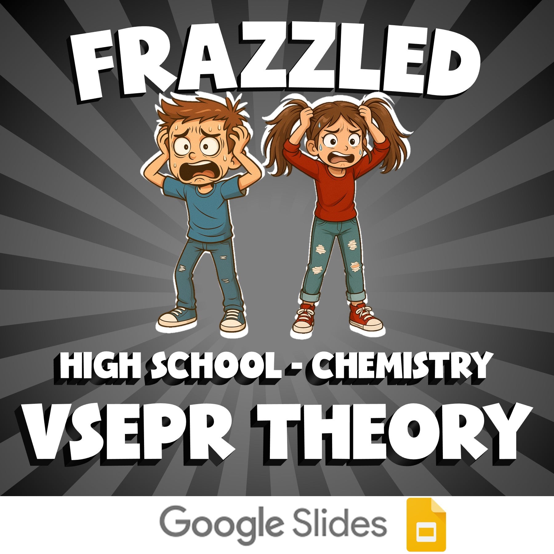 VSEPR Theory FRAZZLED Science Game - No Prep Chemistry Review Activity