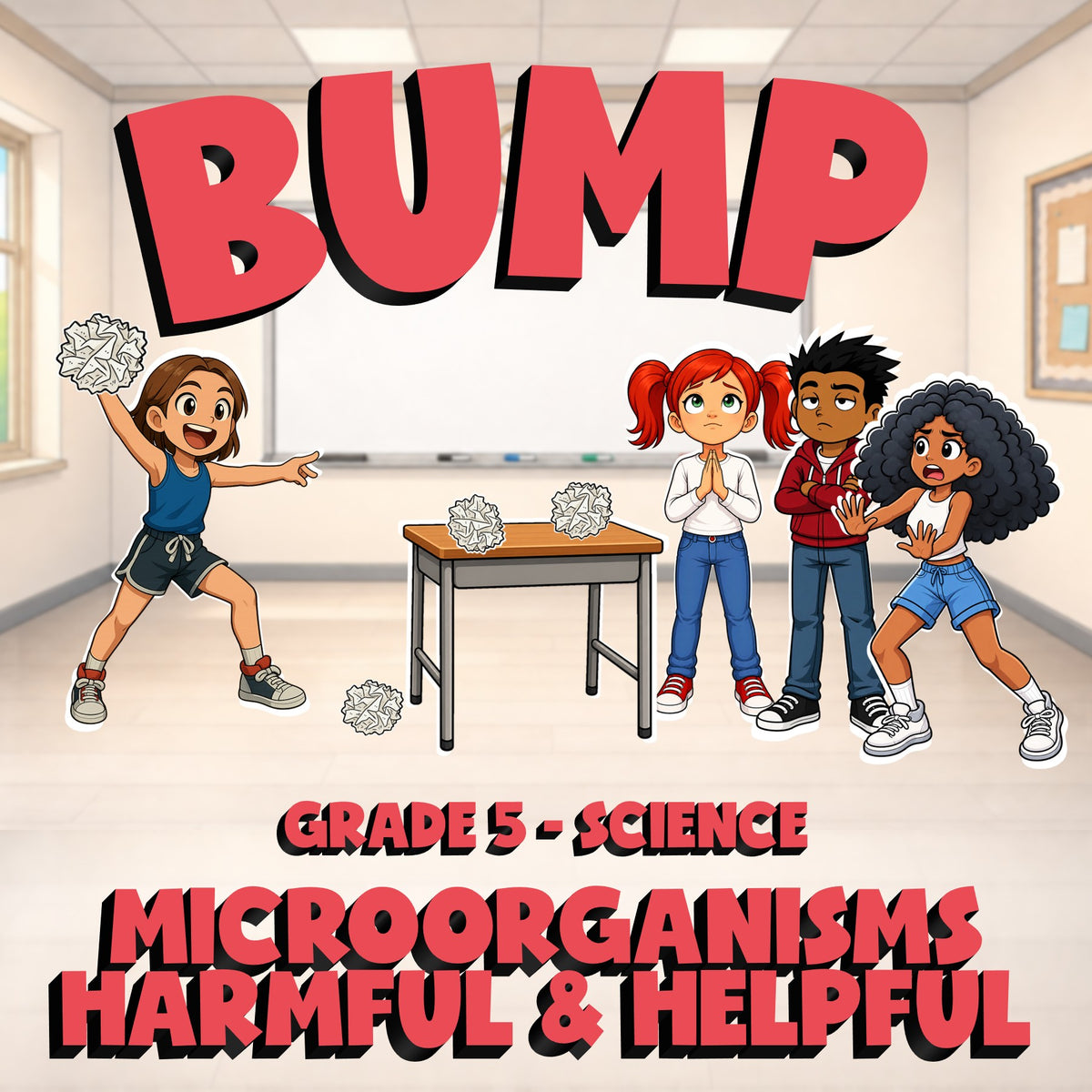 Microorganisms Harmful & Helpful BUMP Science Game - No Prep Grade 5 Review