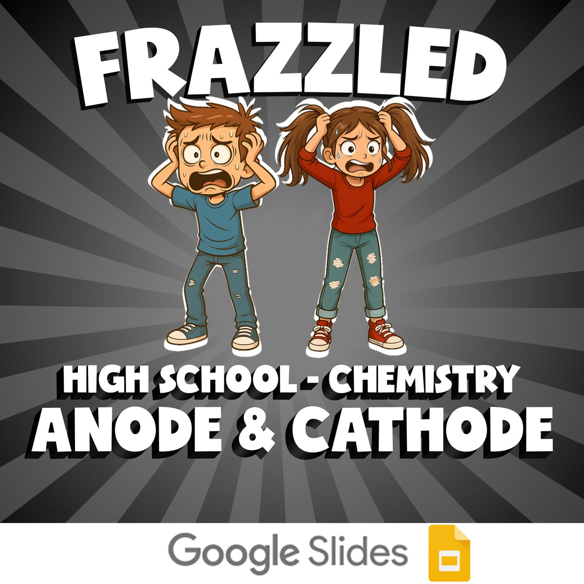 Anode & Cathode FRAZZLED Science Game - No Prep Chemistry Review Activity