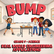 Real World Engineering Applications BUMP Science Game - No Prep Grade 9 Review