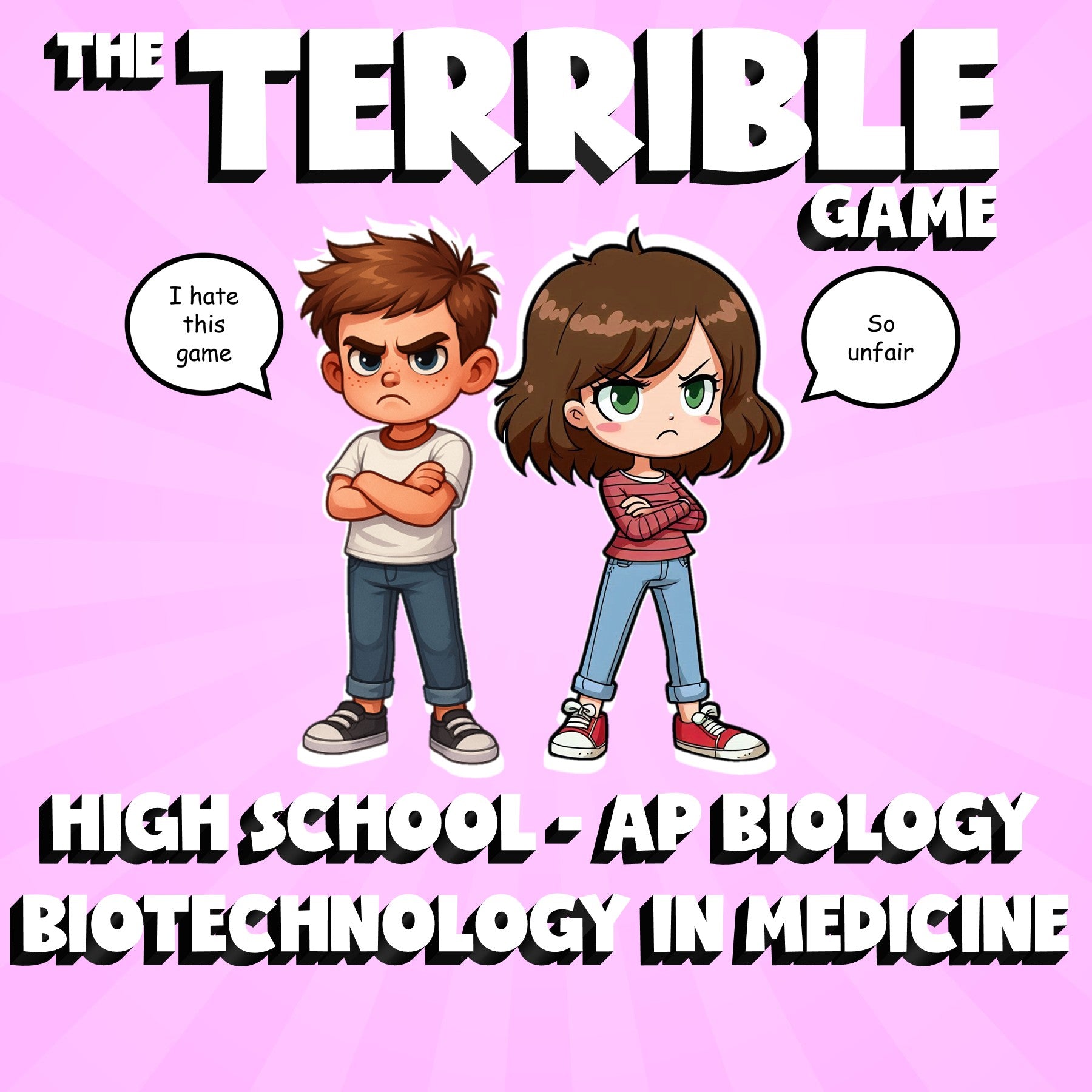 Biotechnology in Medicine THE TERRIBLE GAME - No Prep AP Biology Science Review