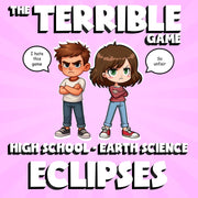 Eclipses THE TERRIBLE GAME - No Prep Earth Science Review Activity
