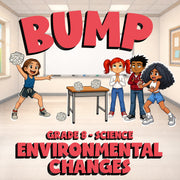 Environmental Changes BUMP Science Game - No Prep Grade 8 Review Activity