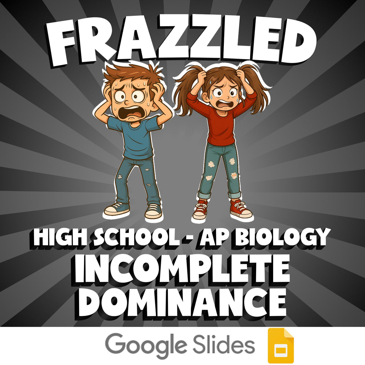 Incomplete Dominance FRAZZLED Science Game - No Prep AP Biology Review Activity
