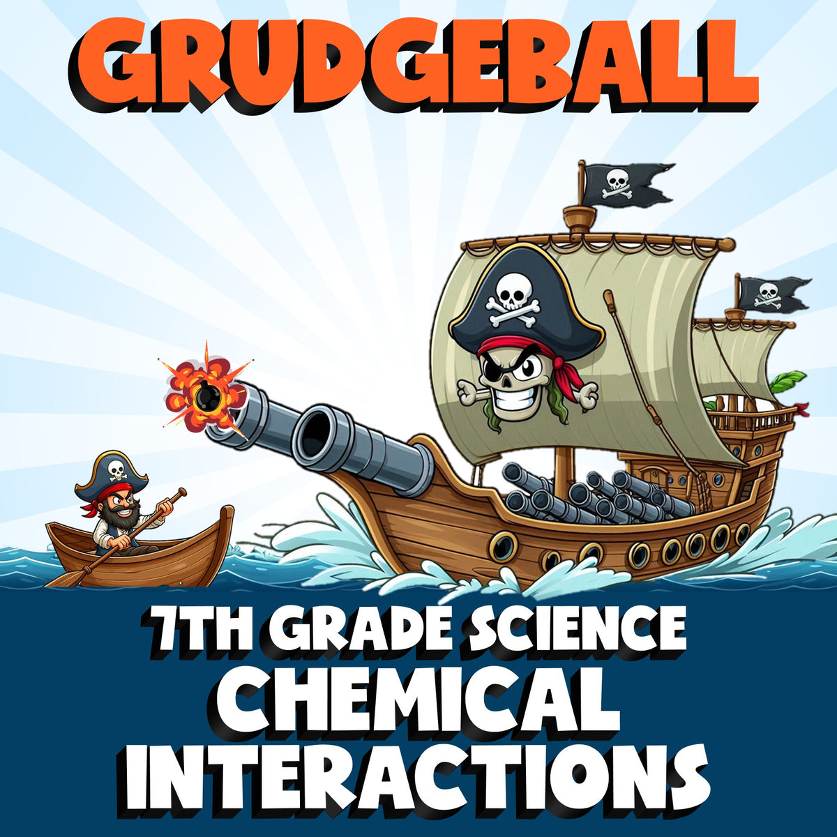 Chemical Interactions GRUDGEBALL Science Game - No Prep Grade 7 Review Activity