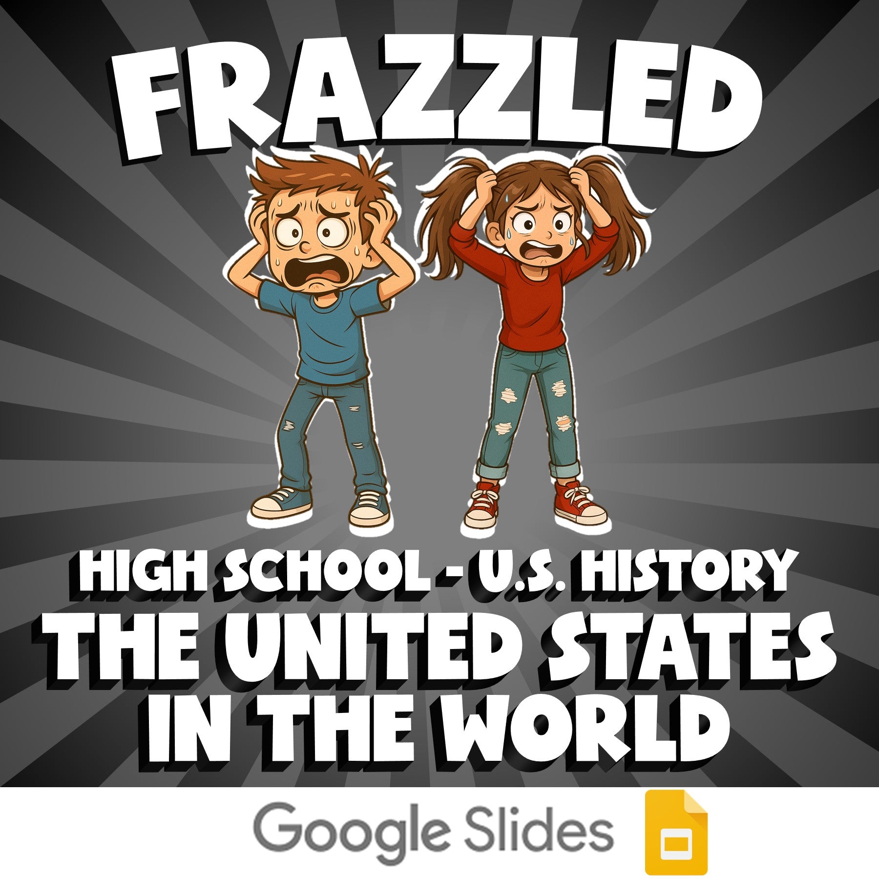 The United States in the World FRAZZLED U.S. History Game - No Prep Review