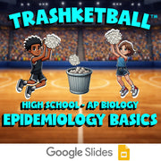 Epidemiology Basics TRASHKETBALL Science Game - No Prep AP Biology Review