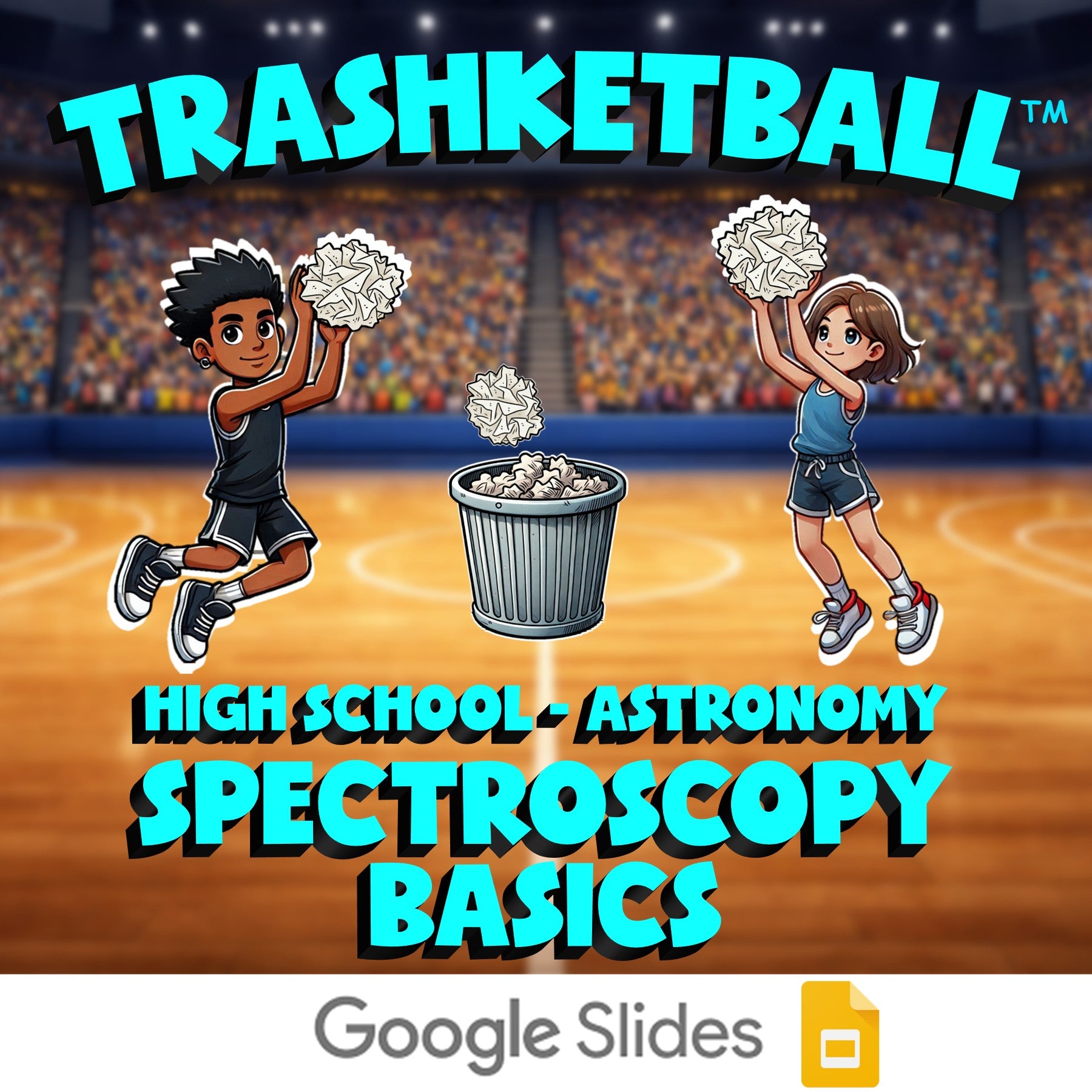 Spectroscopy Basics TRASHKETBALL Science Game - No Prep Astronomy Review