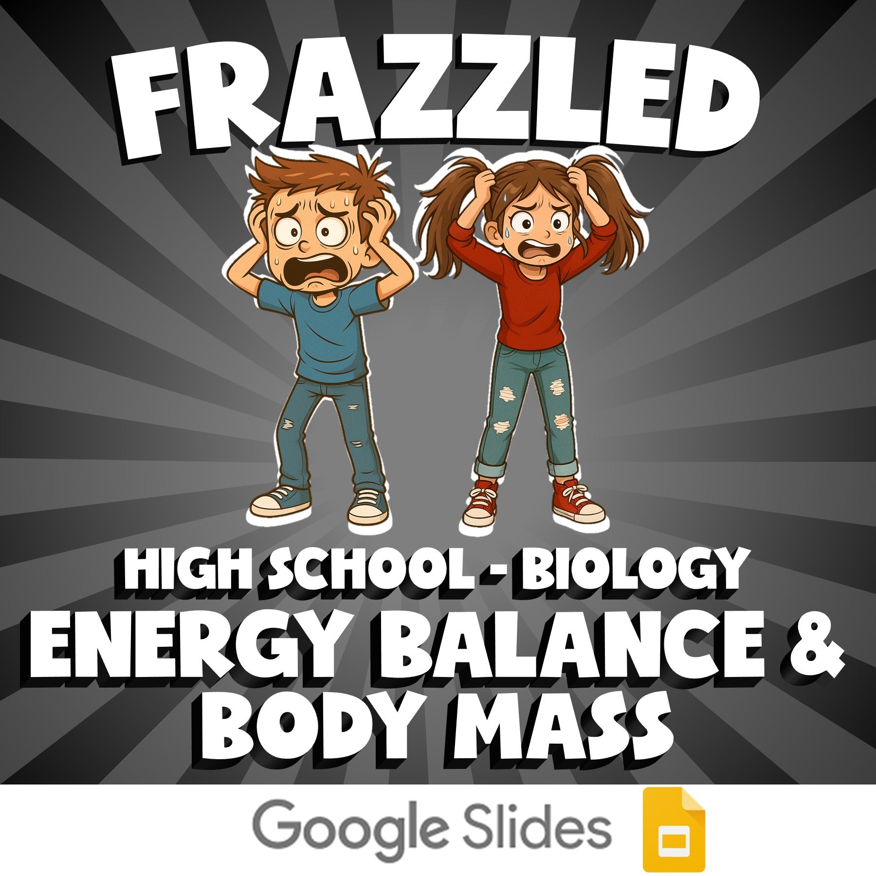 Energy Balance & Body Mass FRAZZLED Science Game - No Prep Biology Review