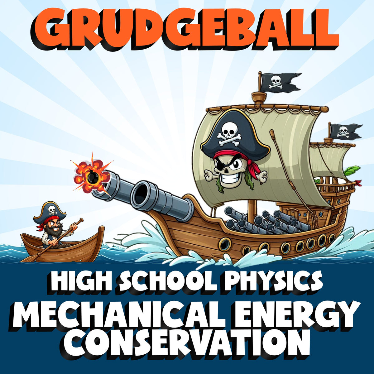 Mechanical Energy Conservation GRUDGEBALL Science Game - No Prep Physics Review