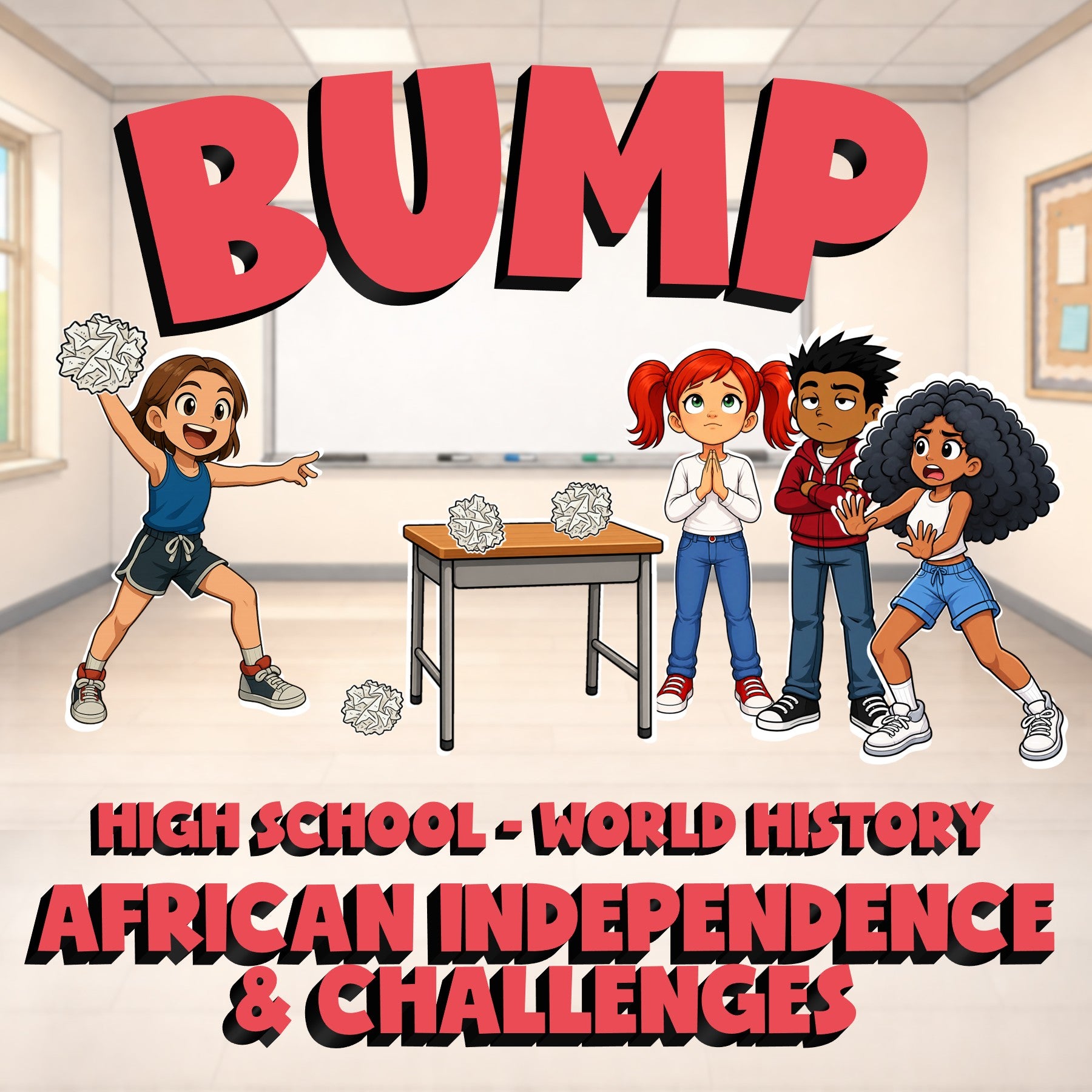 African Independence & Challenges BUMP Game - No Prep World History Review