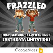 Earth Data Limitations FRAZZLED Game - No Prep Earth Science Review Activity