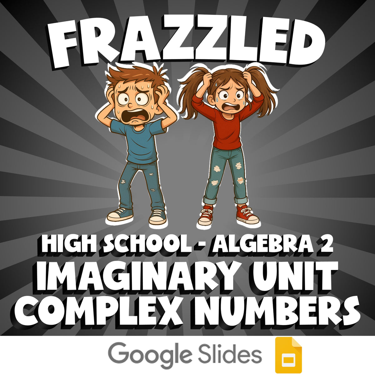 Imaginary Unit Complex Numbers FRAZZLED Math Game - No Prep Algebra 2 Review