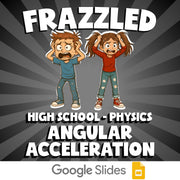 Angular Acceleration FRAZZLED Science Game - No Prep Physics Review Activity