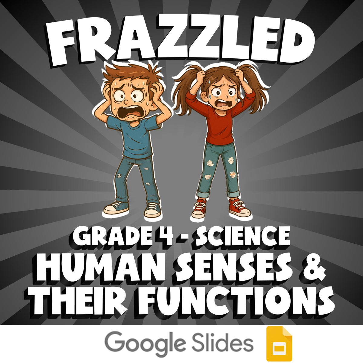 Human Senses & Their Functions FRAZZLED Science Game - No Prep Grade 4 Review