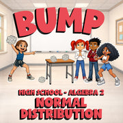 Normal Distribution BUMP Math Game - No Prep Algebra 2 Review Activity
