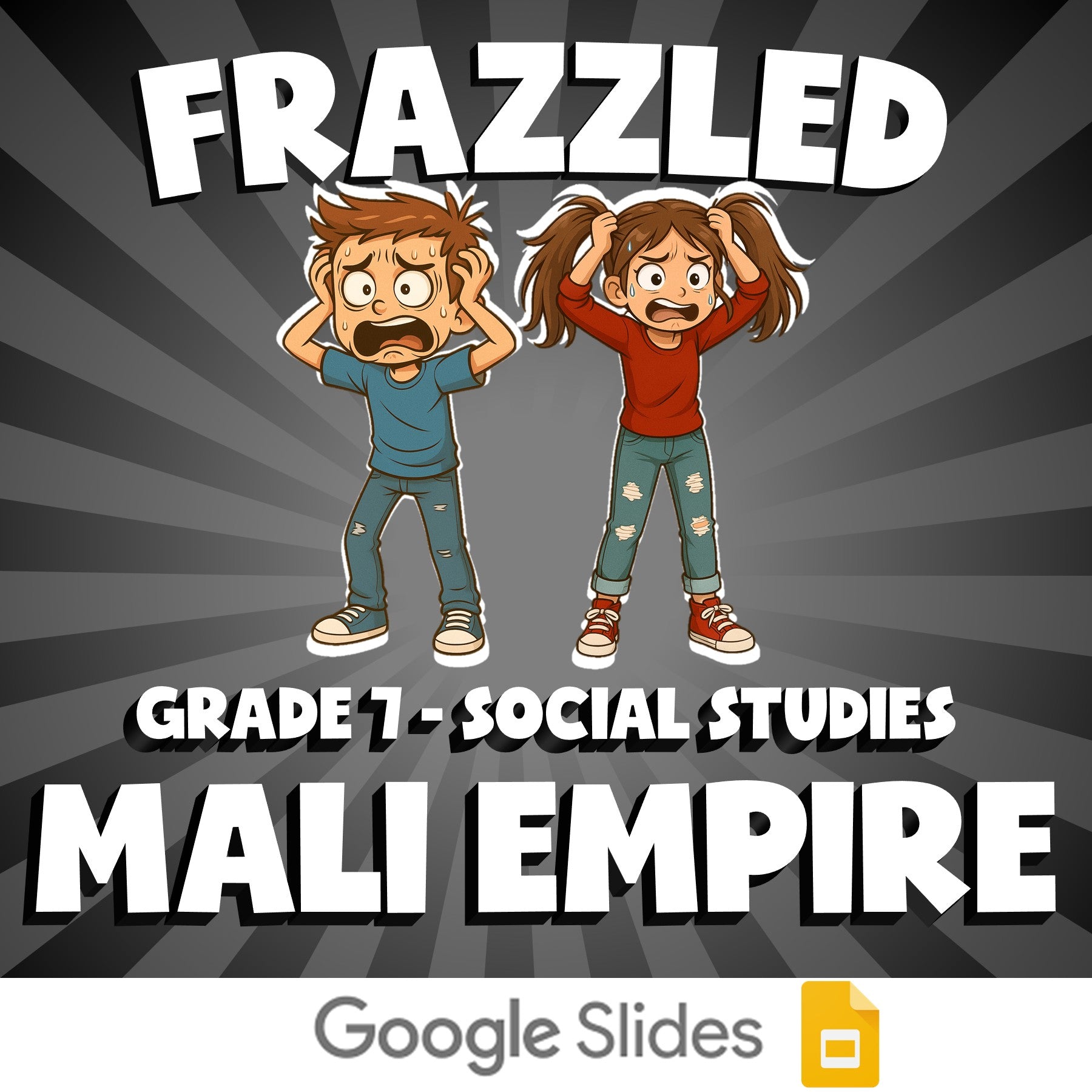 Mali Empire FRAZZLED Socials Game - No Prep Grade 7 Review Activity