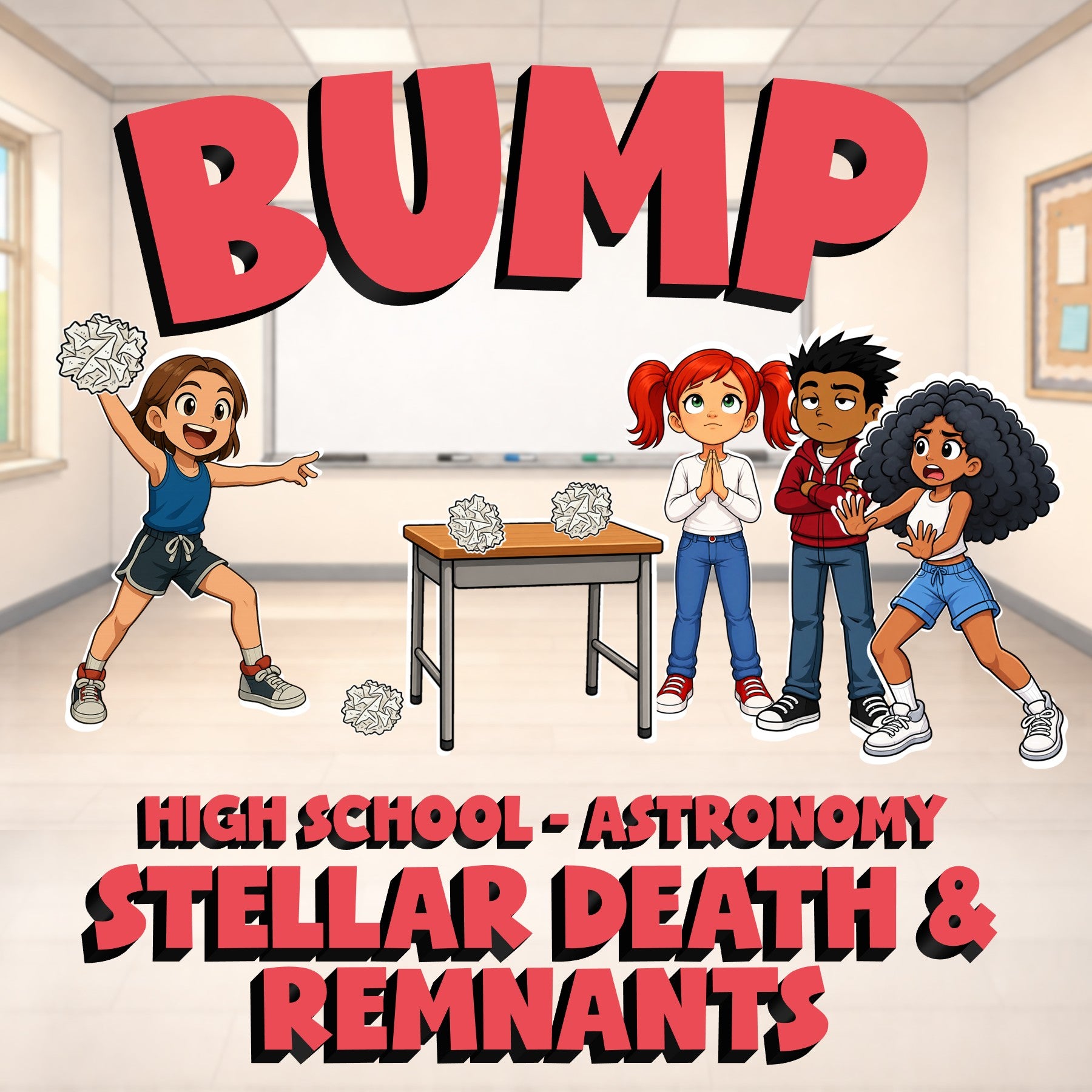 Stellar Death & Remnants BUMP Science Game - No Prep Astronomy Review Activity