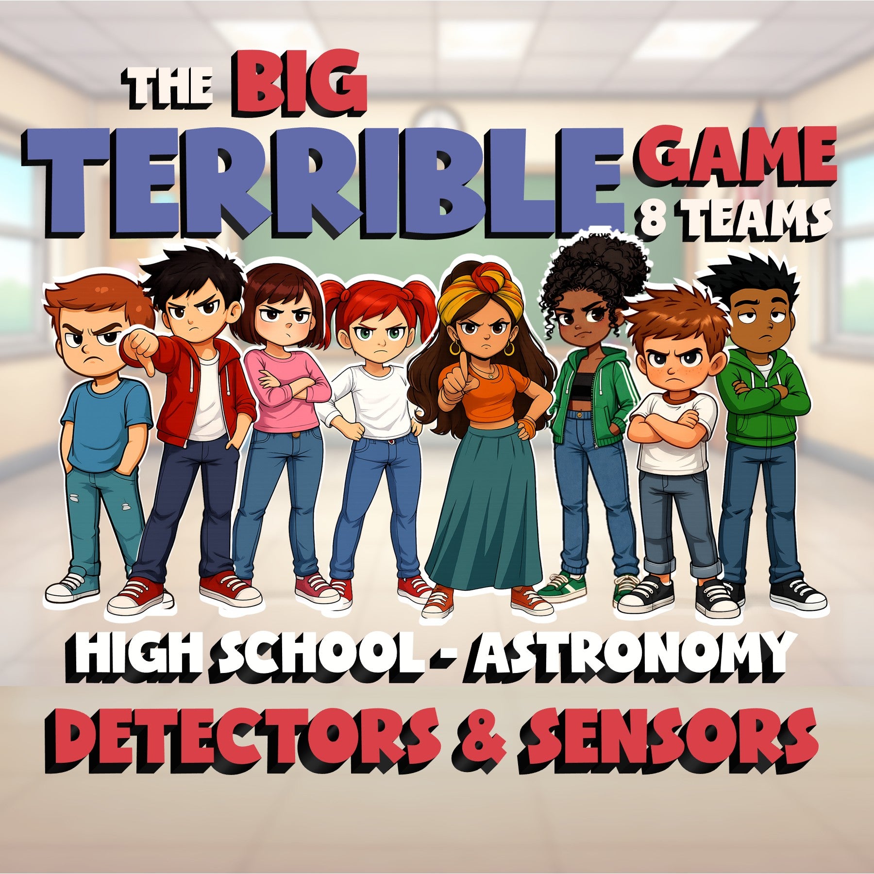 Detectors & Sensors BIG TERRIBLE GAME - No Prep Astronomy Science Review