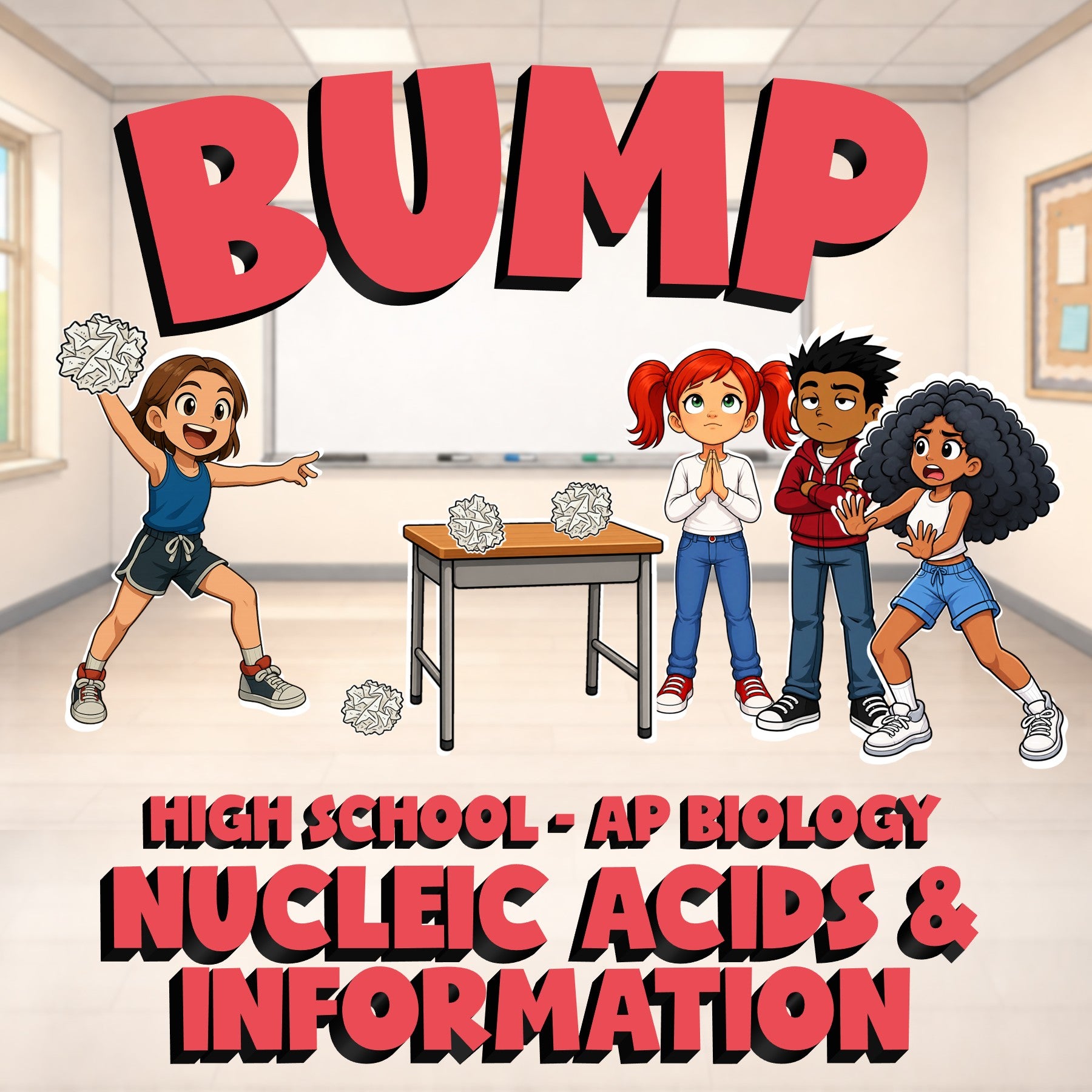 Nucleic Acids & Information BUMP Science Game - No Prep AP Biology Review