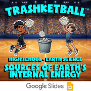 Sources of Earth’s Internal Energy TRASHKETBALL Game - No Prep Earth Science