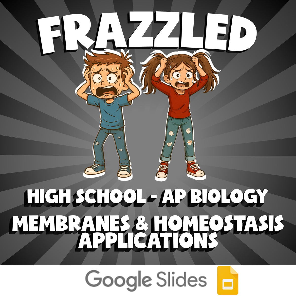 Membranes & Homeostasis Applications FRAZZLED Science Game - No Prep AP Biology