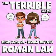 Roman Law THE TERRIBLE GAME - No Prep World History Review Activity
