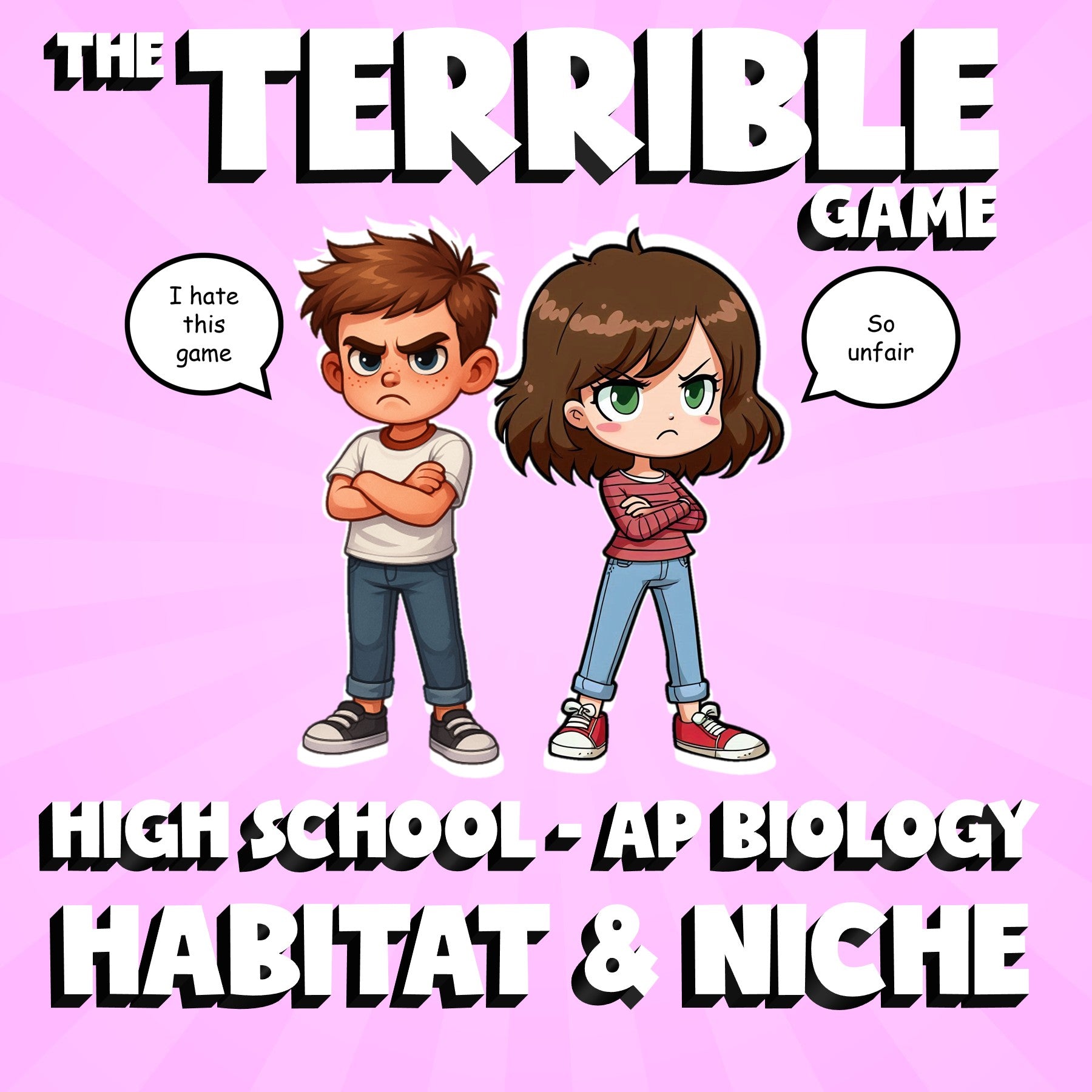 Habitat & Niche THE TERRIBLE GAME - No Prep AP Biology Science Review Activity